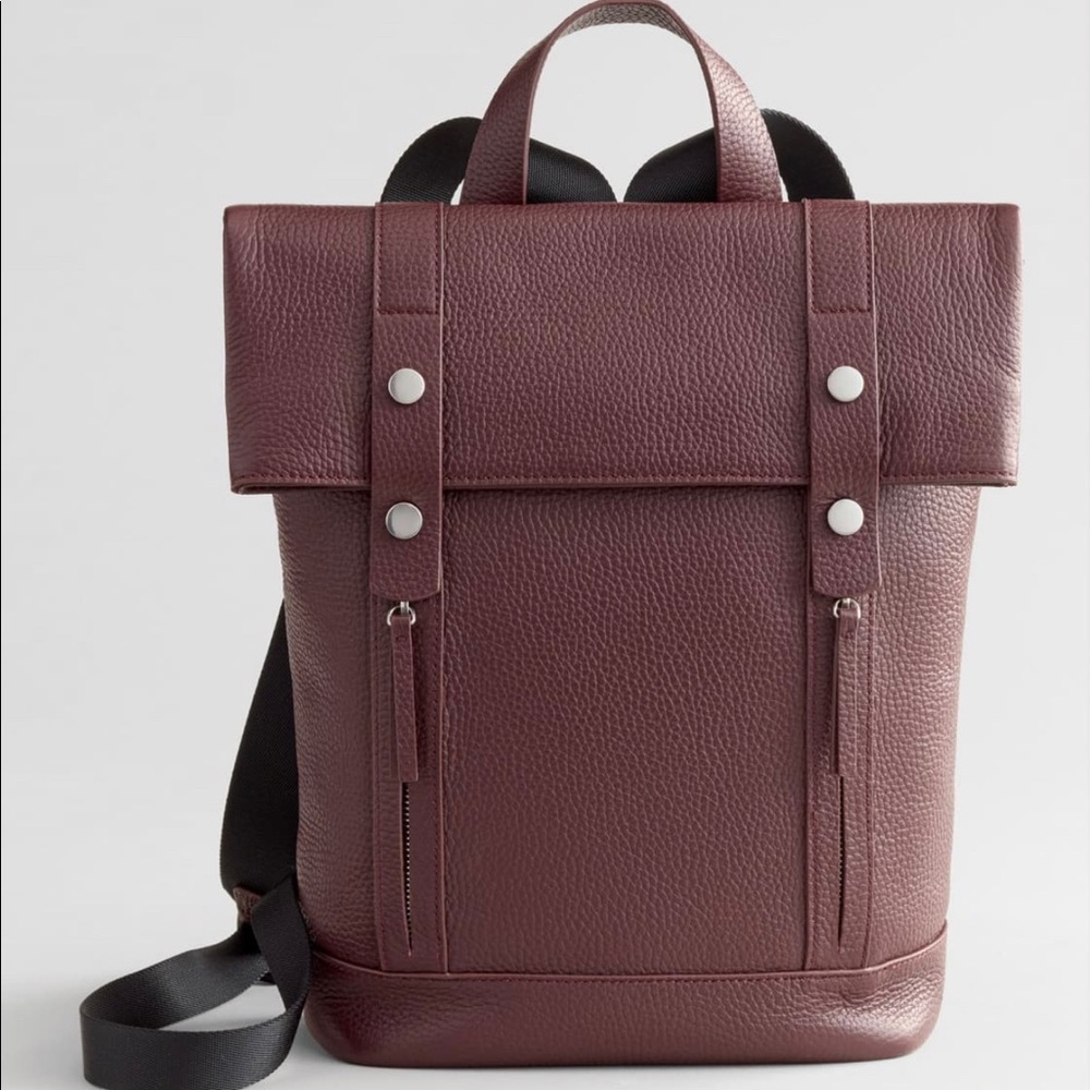NWOT Treasure and Bond pebbled leather backpack